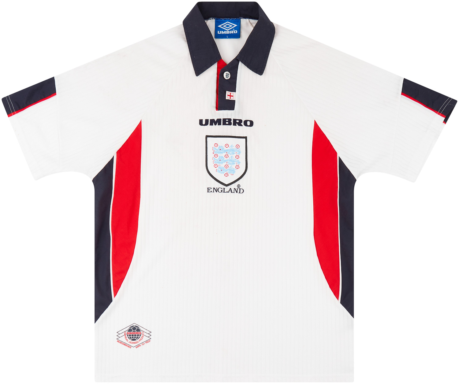 1997-99 England Home Shirt (Fair) L