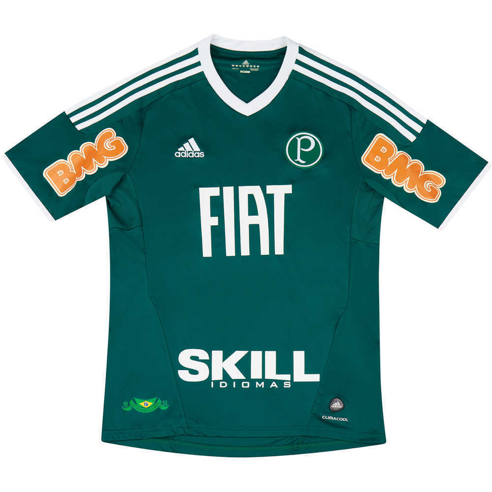2012 Palmeiras Match Worn Home Shirt #7 (Leite) v Ajax
