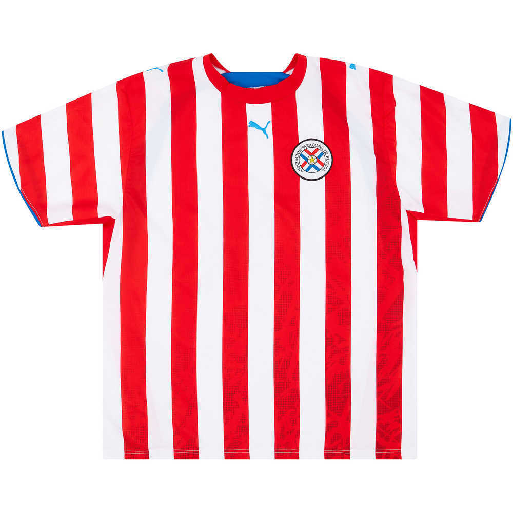 2006-07 Paraguay Home Shirt (Excellent) XL