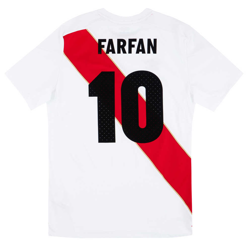 2018 Peru Home Shirt Farfan #10 *w/Tags*