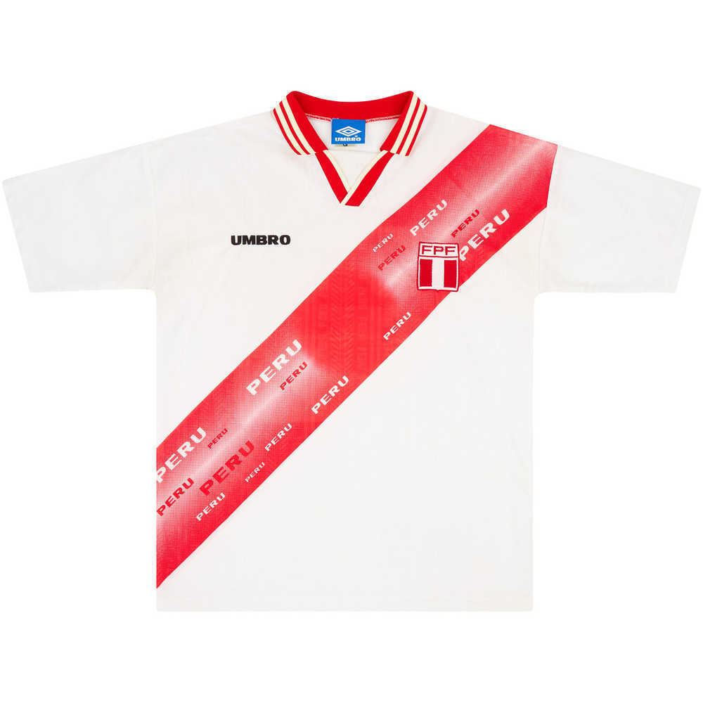 1996-98 Peru Home Shirt (Excellent) L