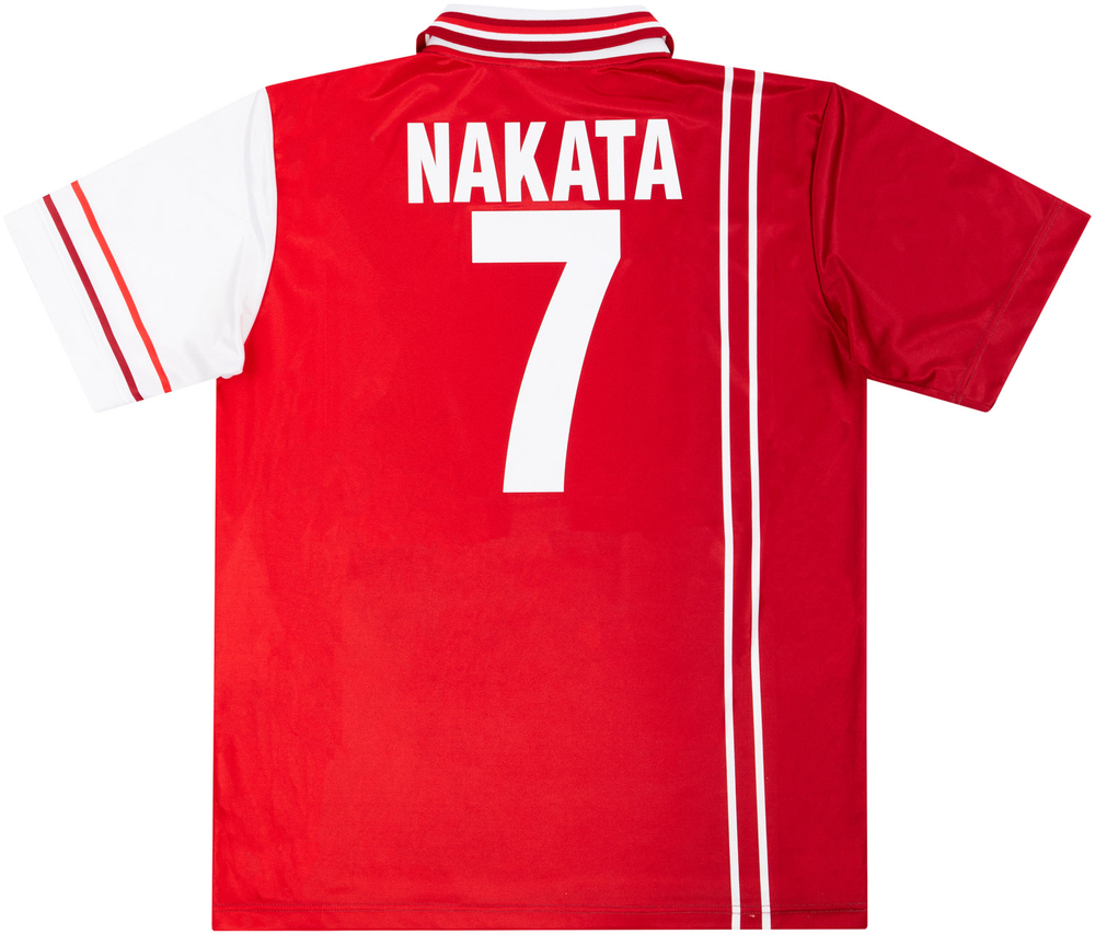 1998-99 Perugia Home Shirt Nakata #7 (Excellent) L-Names & Numbers Perugia Legends