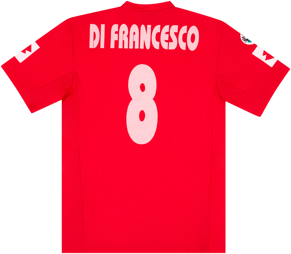 2002-03 Piacenza Match Worn Home Shirt Di Francesco #8 (v AC Milan)-Match Worn Shirts  Other Italian Clubs Piacenza Certified Match Worn