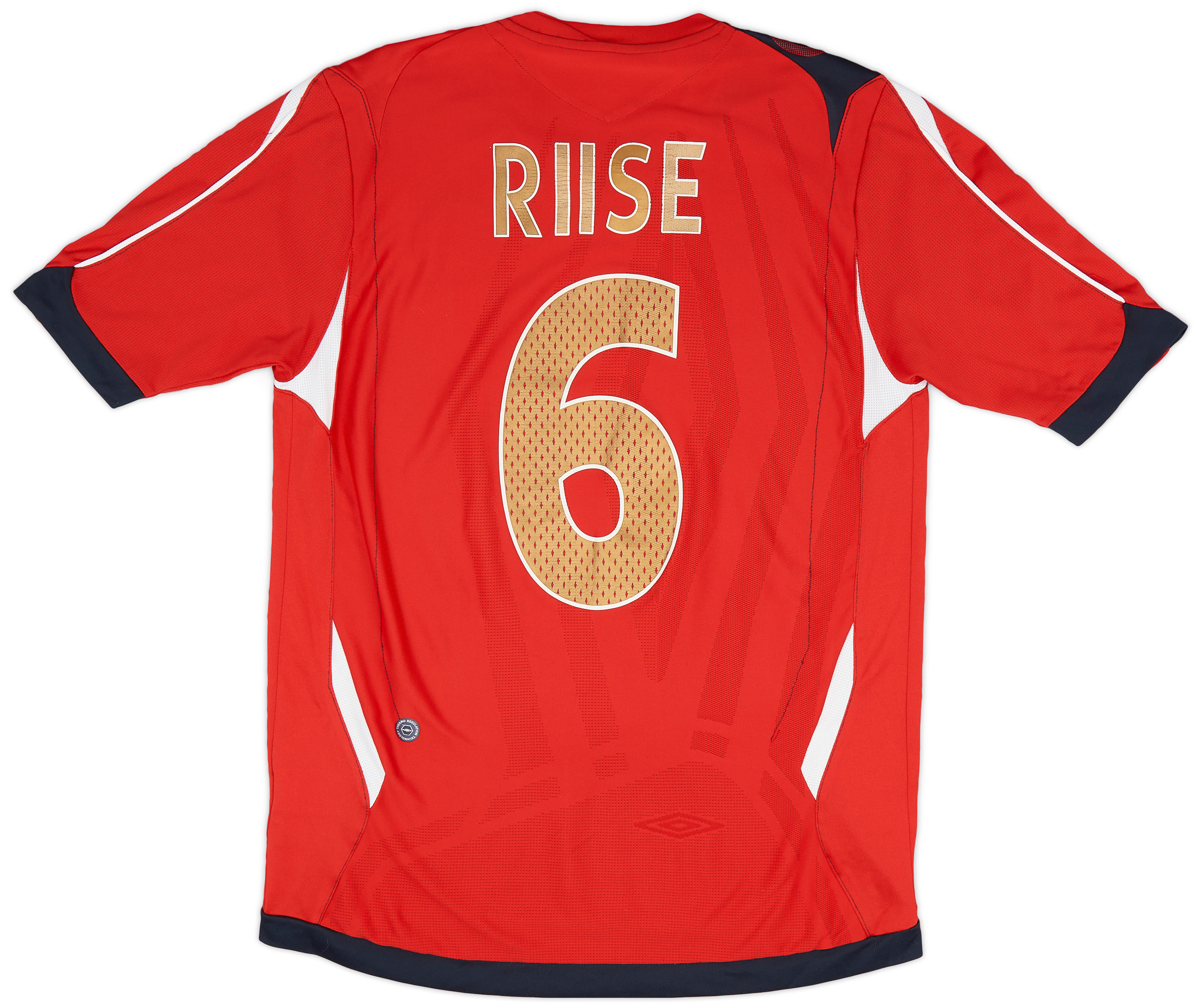 2006-08 Norway Home Shirt Riise #6 - 7/10 - ()