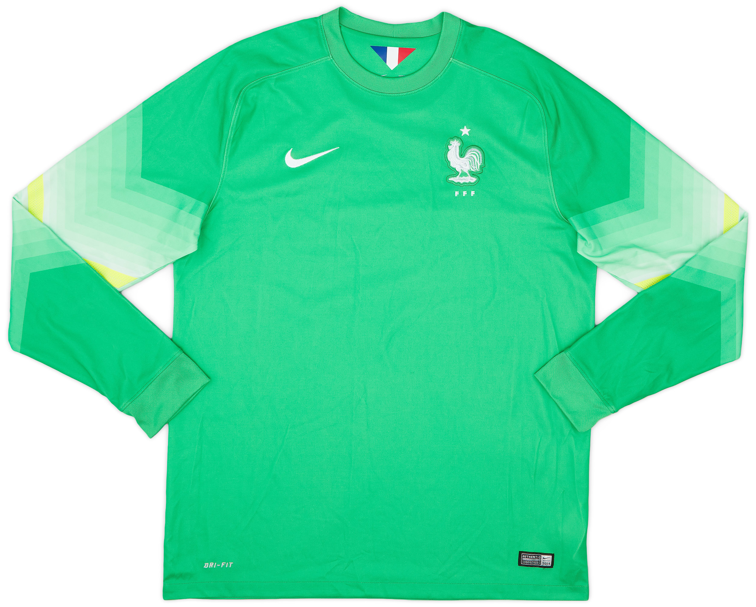 2014-15 France GK Shirt - 7/10 - ()