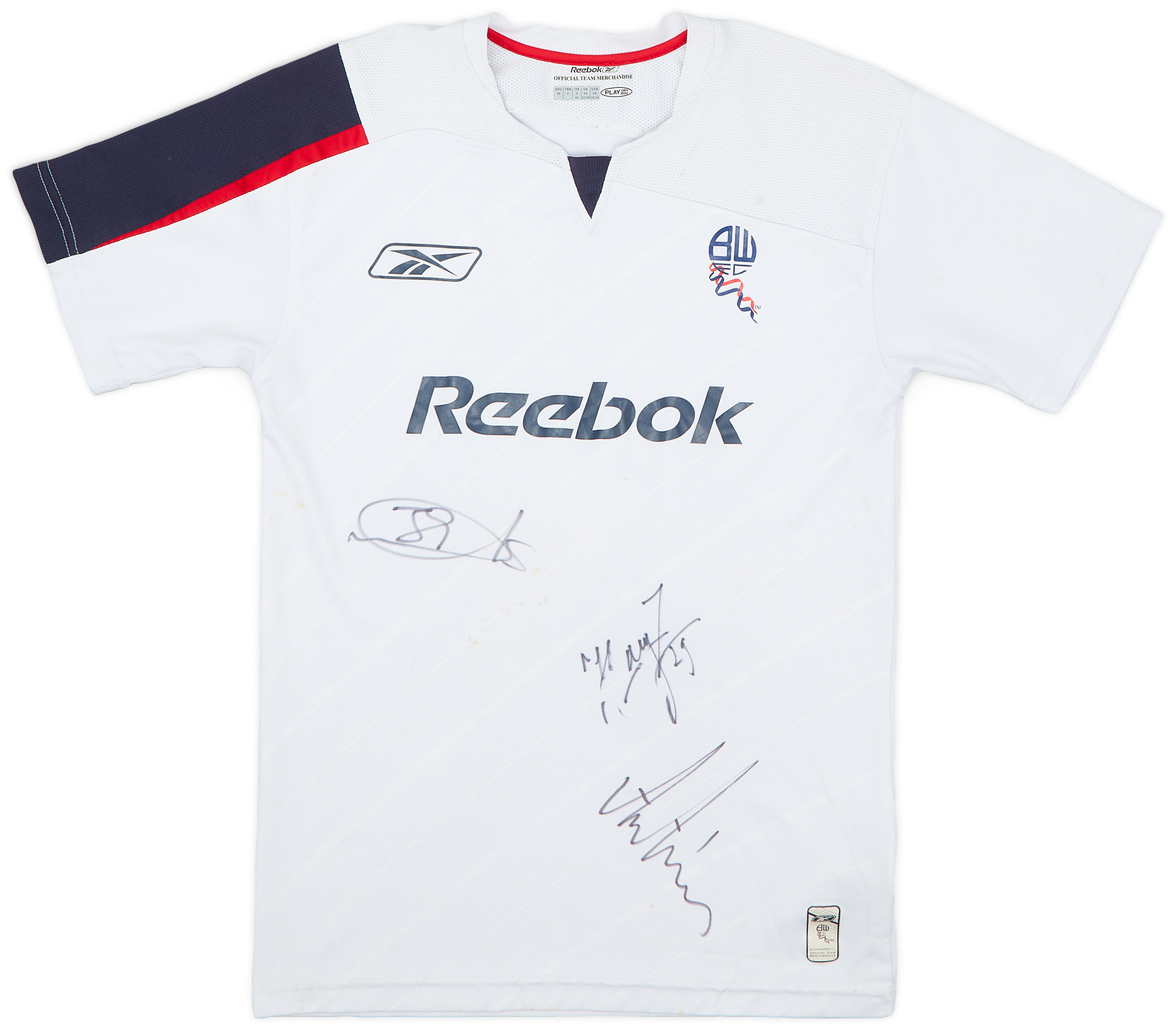 2005-07 Bolton Signed Home Shirt - 5/10 - ()