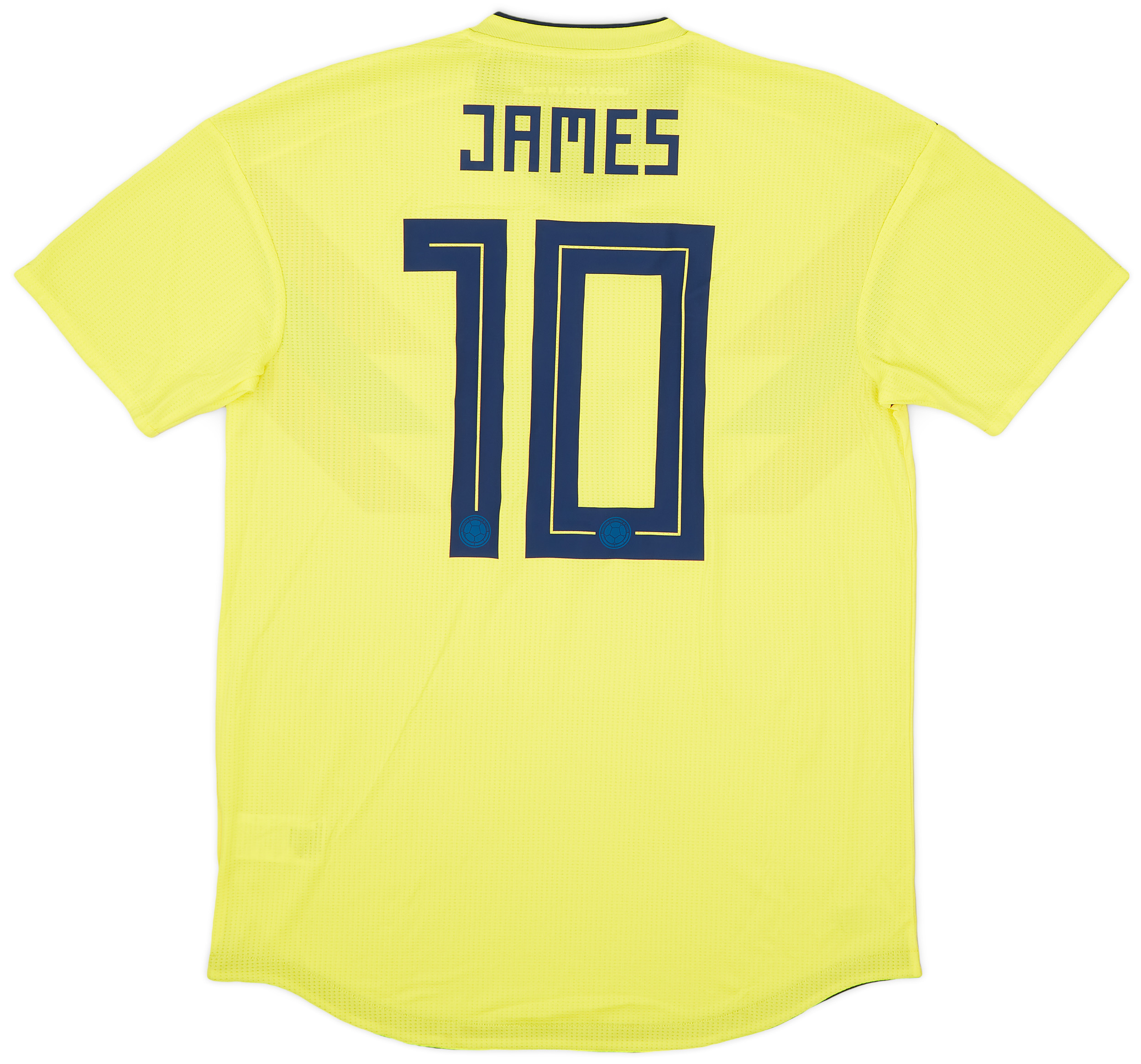 2018-19 Colombia Authentic Home Shirt James #10 ()