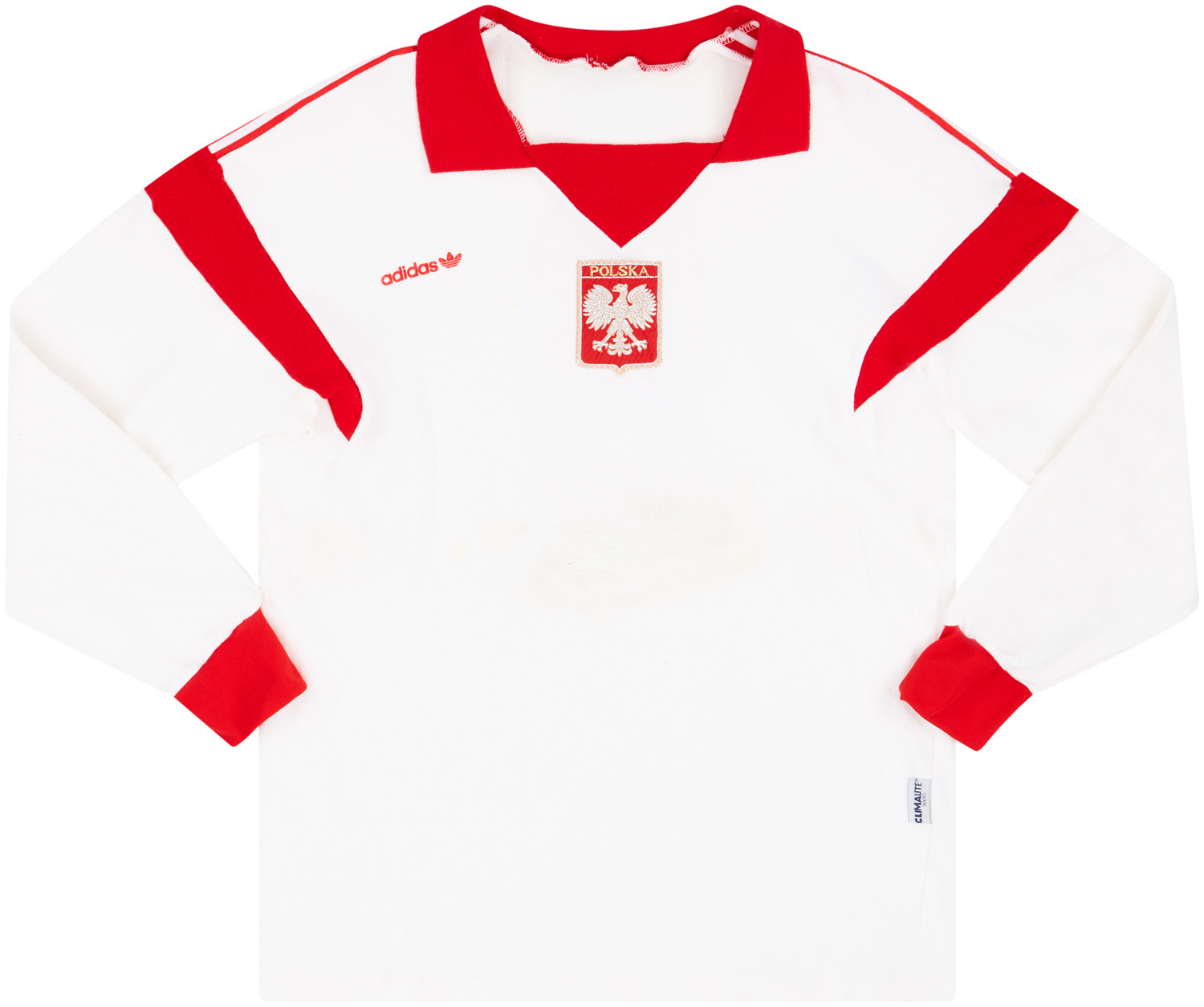 1989 Poland U-21 Match Issue Home Shirt #6