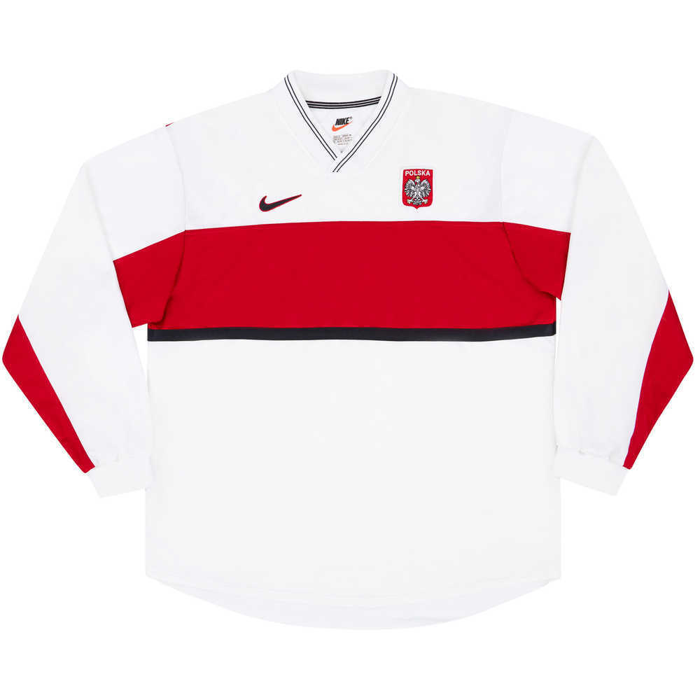 1998-99 Poland Player Issue Home L/S Shirt (Excellent) XL