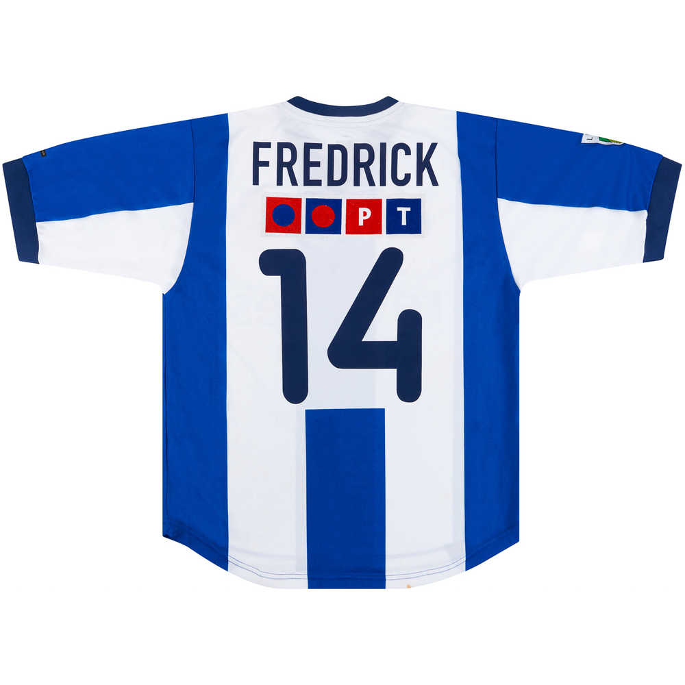 2001 Porto Match Issue Home Shirt Frederick #14