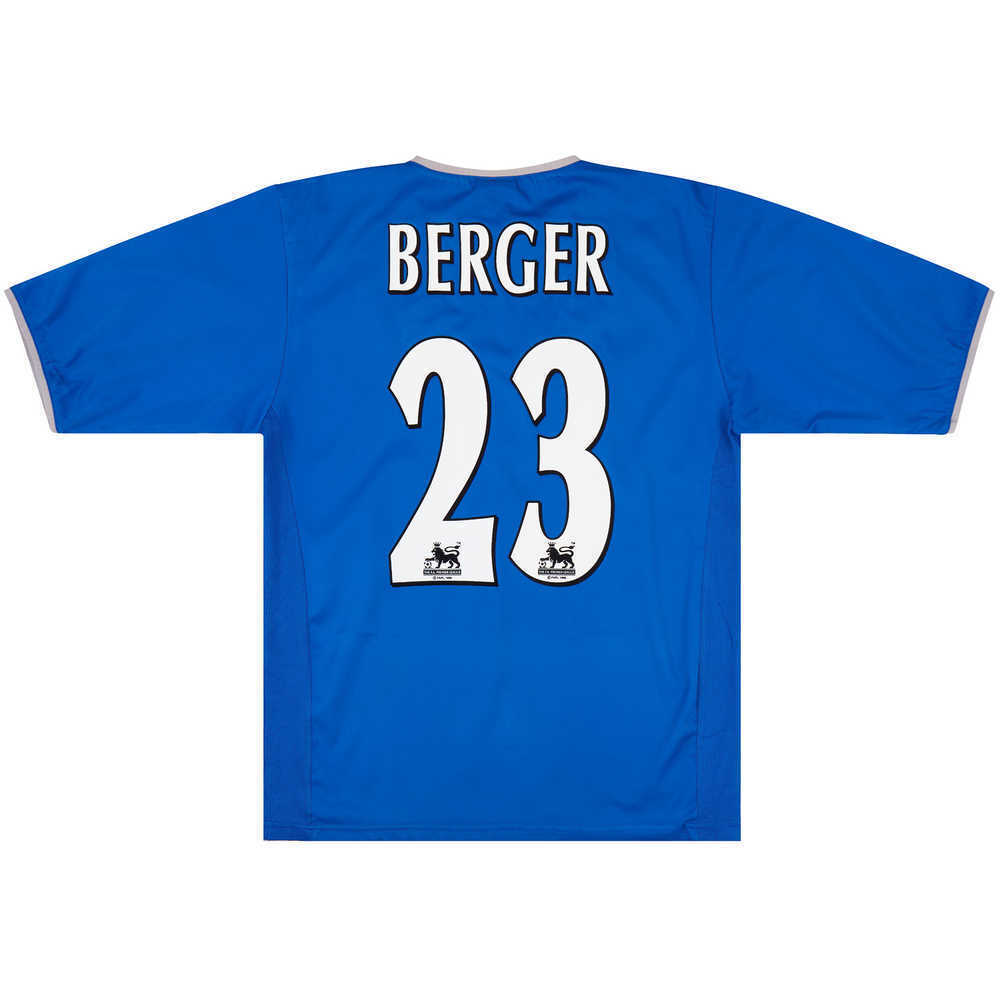2003-05 Portsmouth Home Shirt Berger #23 (Very Good) S