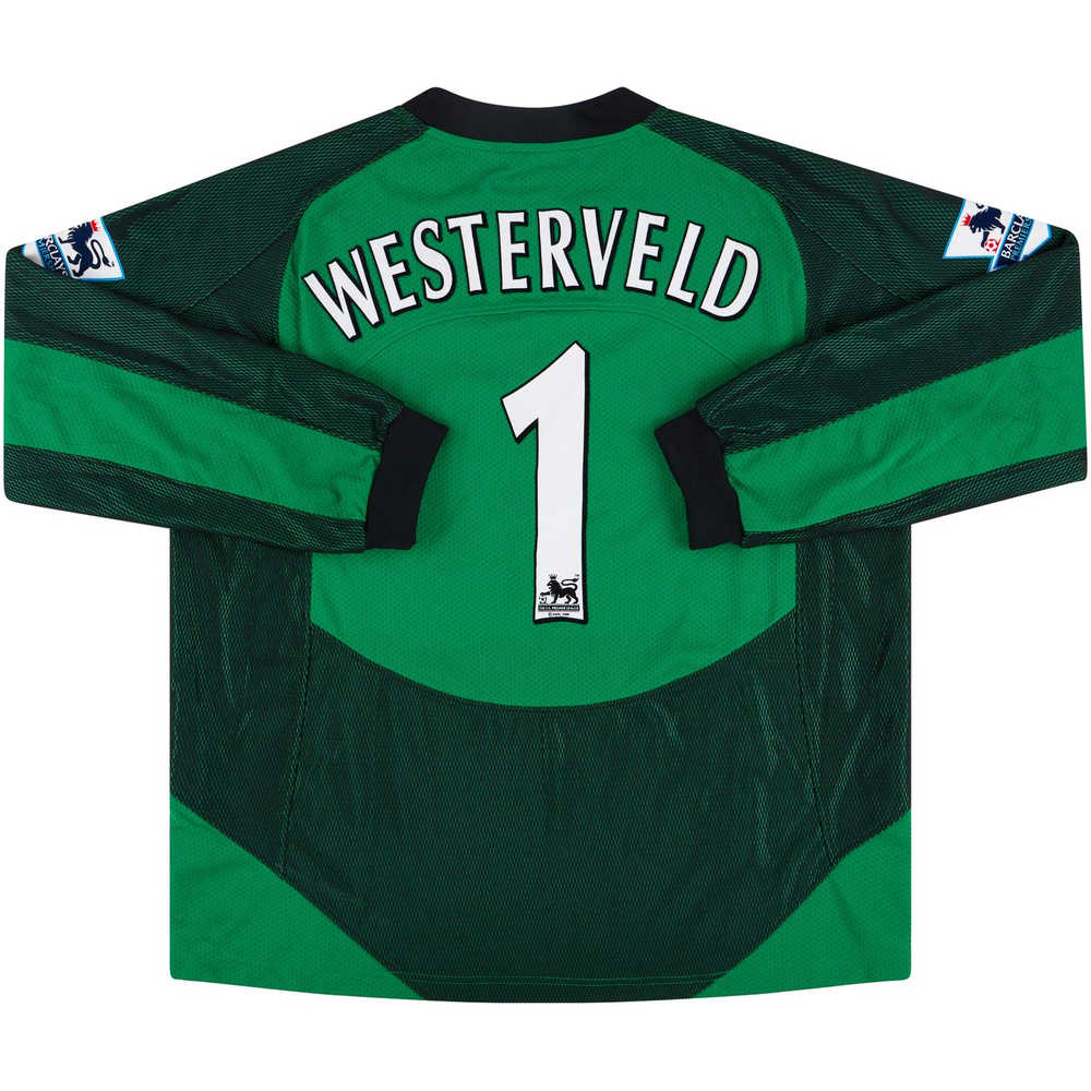 2005-06 Portsmouth Match Worn GK Shirt Westerveld #1 (v Blackburn)