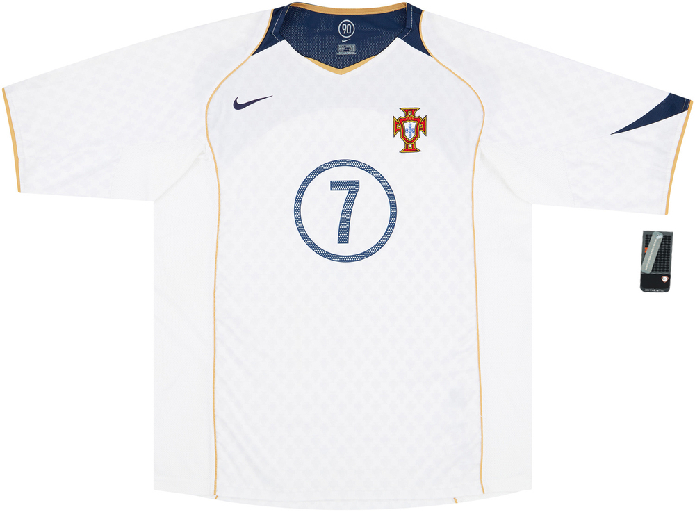 2004-06 Portugal Away Shirt Figo #7 *w/Tags* XL