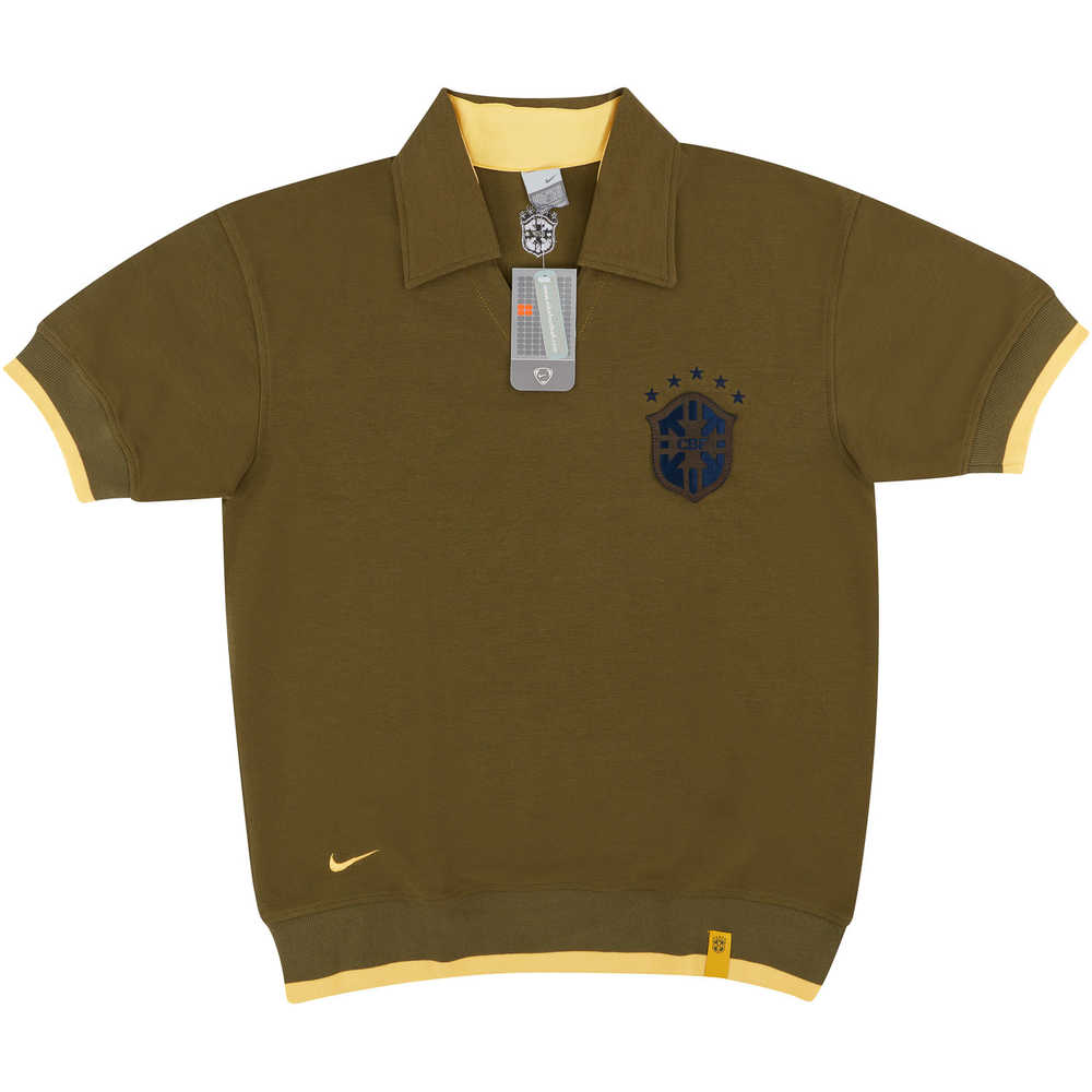 2006-08 Brazil Nike Retro Polo T-Shirt *w/Tags* XL