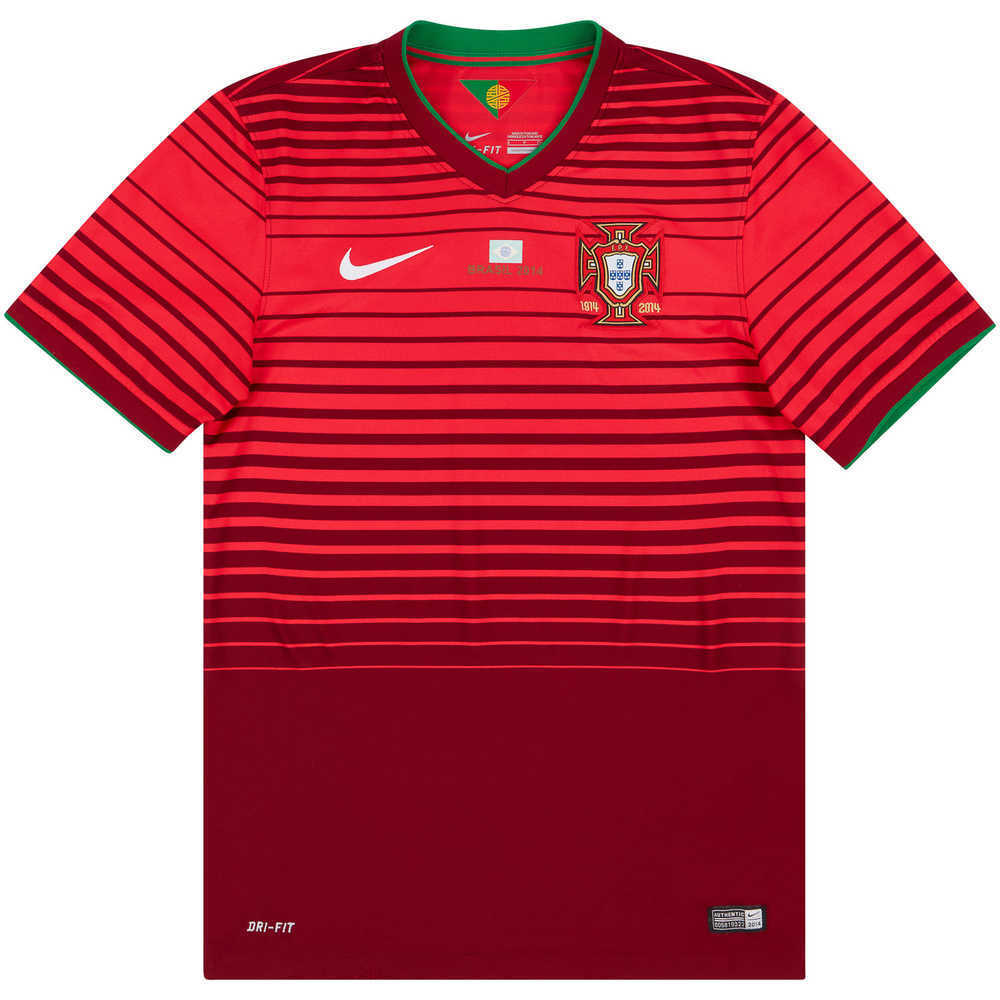 2014-15 Portugal Home Shirt (Very Good) S