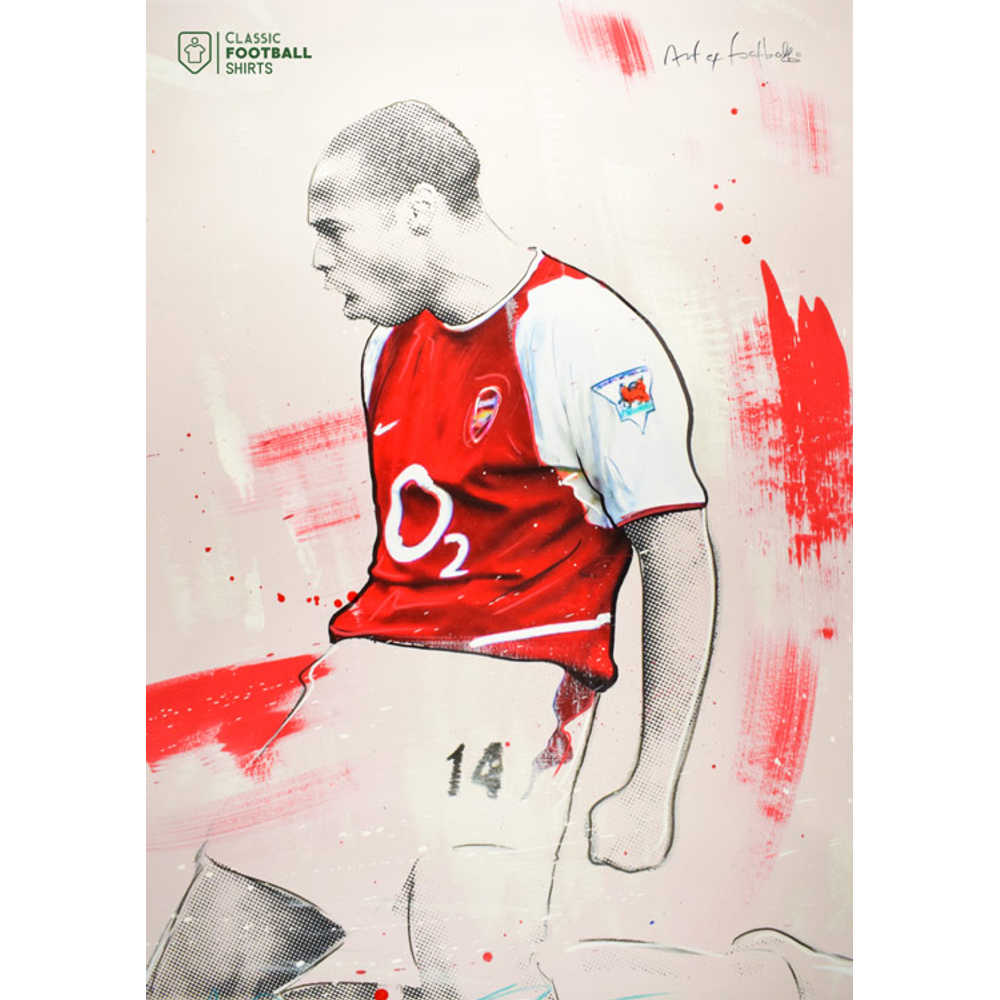 2002-04 Arsenal Henry CFS x AoF A3 Print/Poster