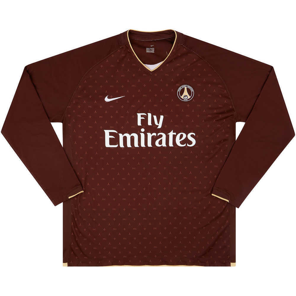 2006-07 Paris Saint-Germain Player Issue L/S Away Shirt (Excellent) XXL
