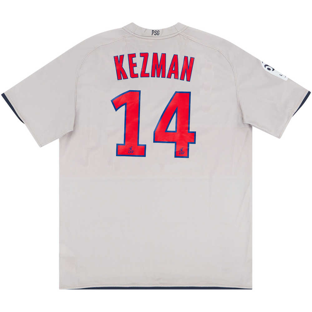 2008-09 Paris Saint-Germain Away Shirt Kezman #14 (Excellent) L