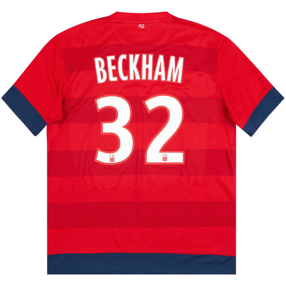 2012-13 Paris Saint-Germain Away Shirt Beckham #32 (Excellent) L