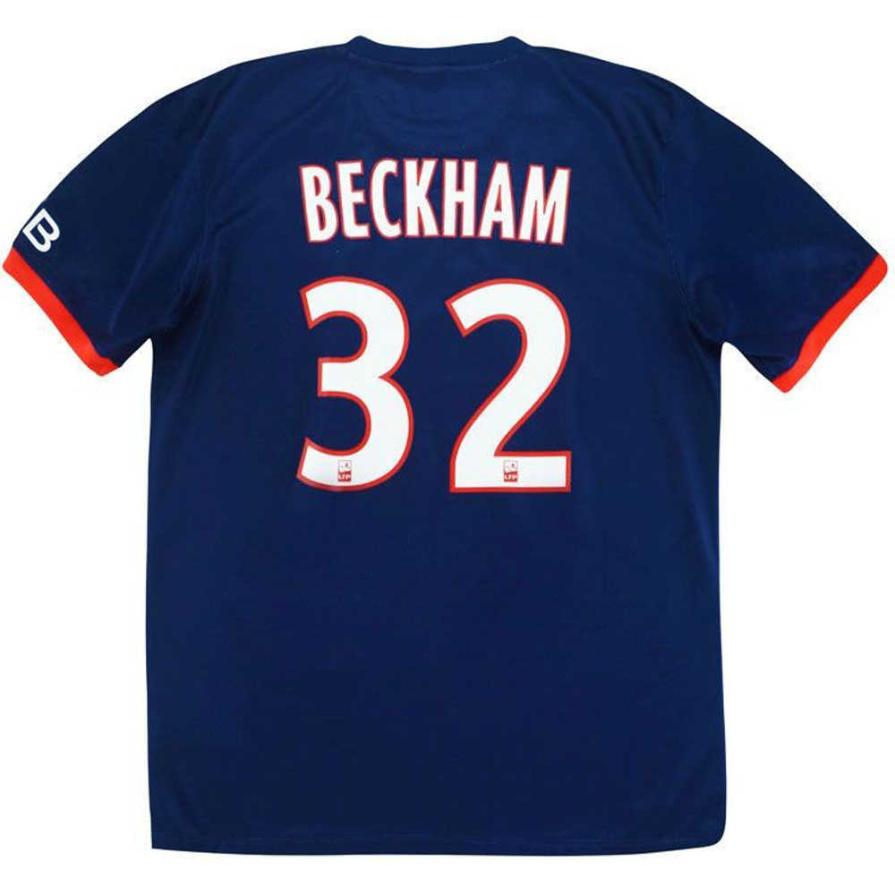2013-14 Paris Saint-Germain Home Shirt Beckham #32 *w/Tags* L