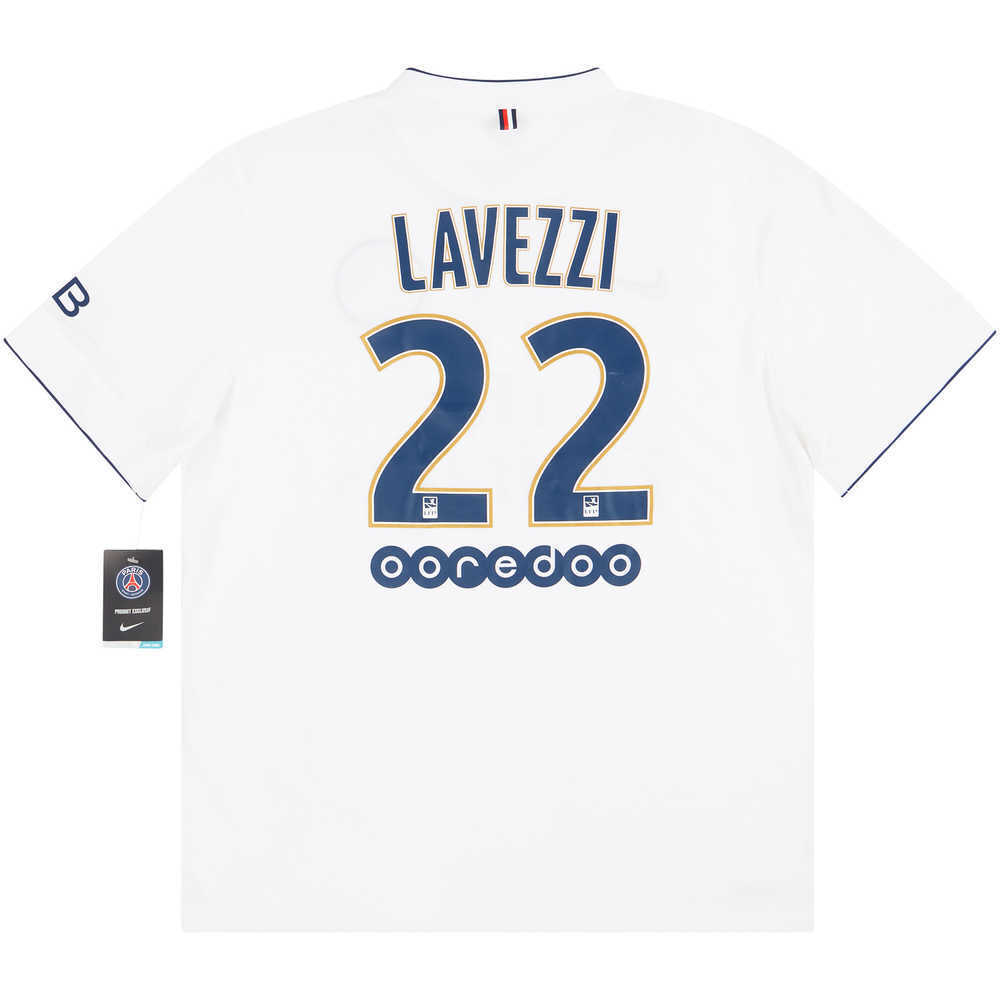 2014-15 Paris Saint-Germain Away Shirt Lavezzi #22 *w/Tags* XL