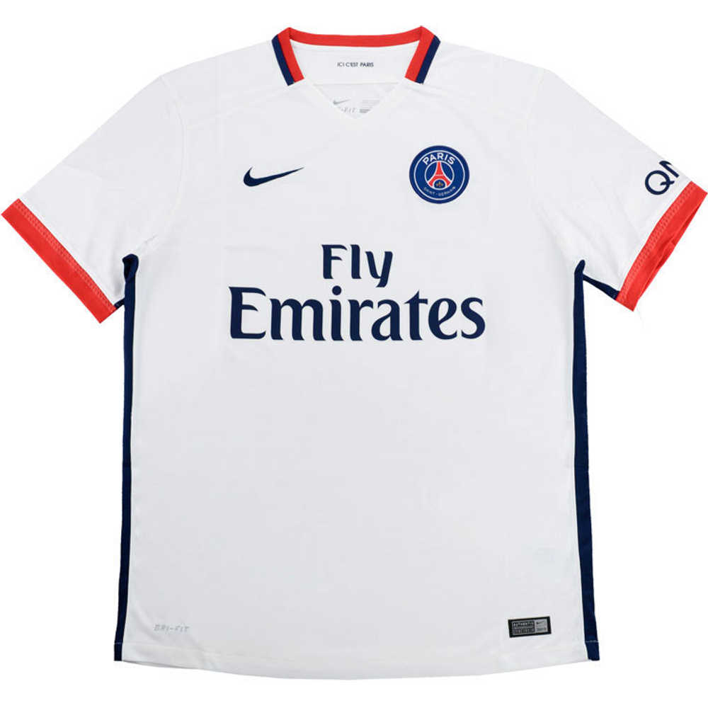 2015-16 Paris Saint-Germain Away Shirt (Good) S
