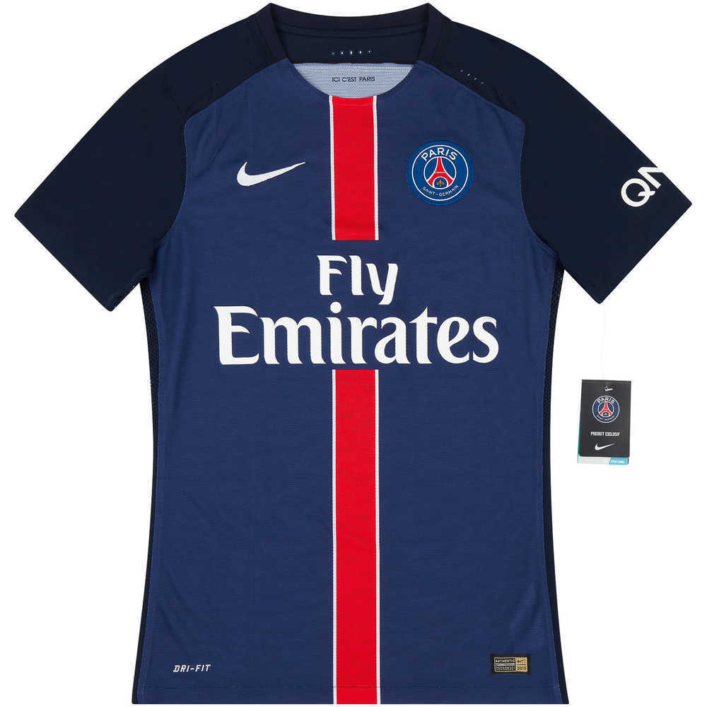 2015-16 Paris Saint-Germain Player Issue Home Shirt *w/Tags* S