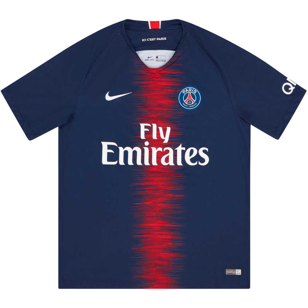 2018-19 Paris Saint-Germain Home Shirt (Excellent) L