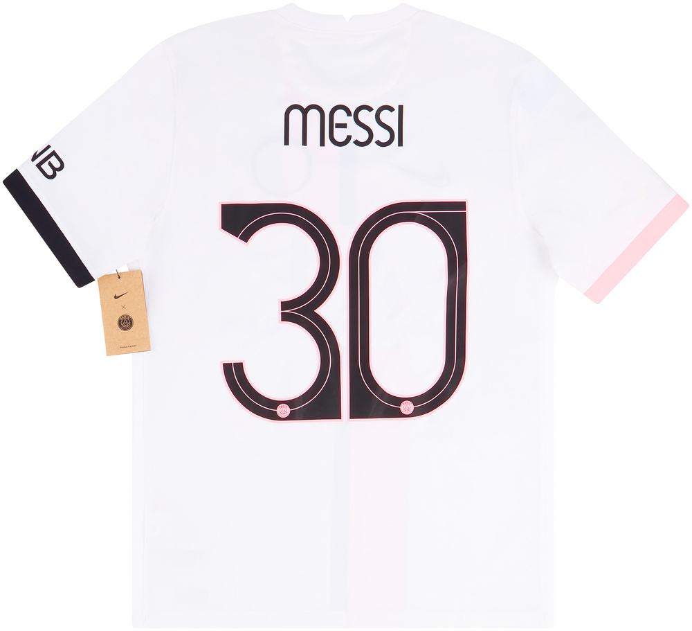 2021-22 Paris Saint-Germain Away Shirt Messi #30 *w/Tags* XL