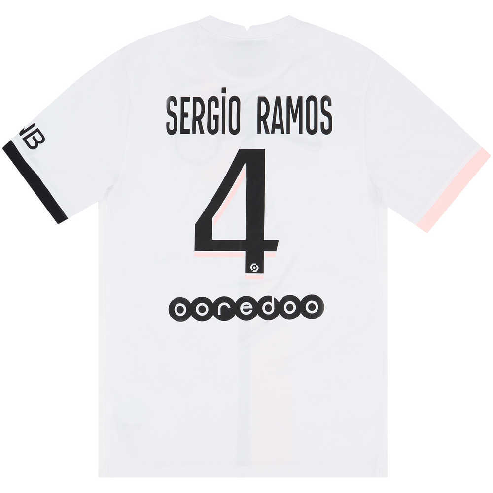 2021-22 Paris Saint-Germain Away Shirt Sergio Ramos #4 *w/Tags* M