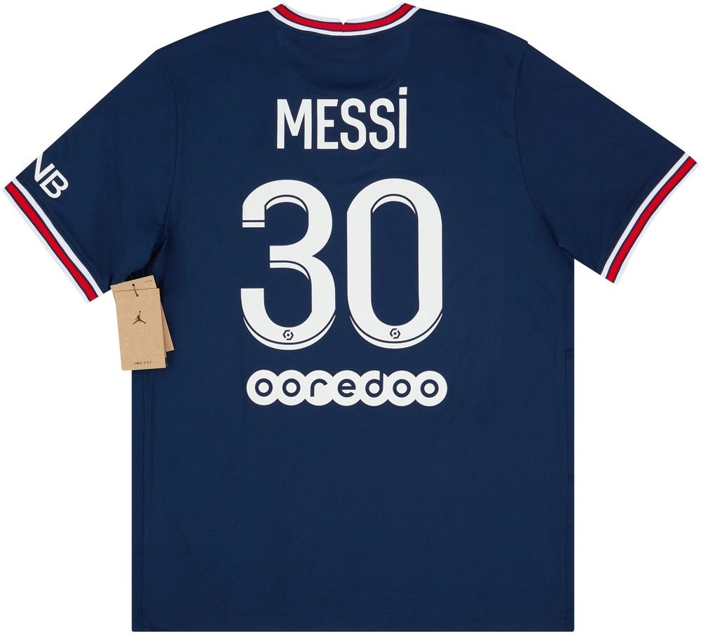 2021-22 Paris Saint-Germain Home Shirt Messi #30 *w/Tags* S-Names & Numbers Paris Saint-Germain Current Stars Legends Printed Shirts  New Products
