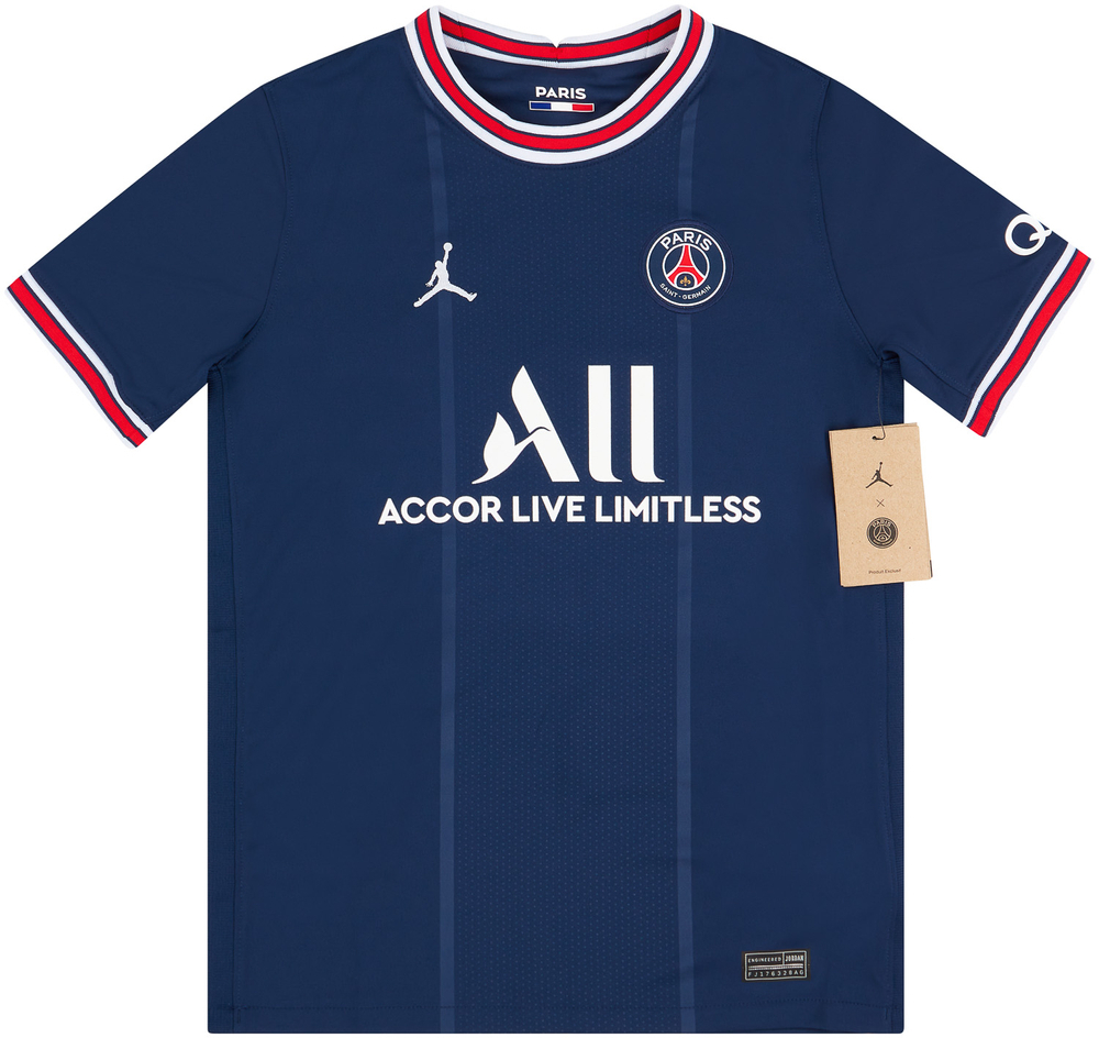 2021-22 Paris Saint-Germain Home Shirt Sergio Ramos #4 *w/Tags* L.Kids