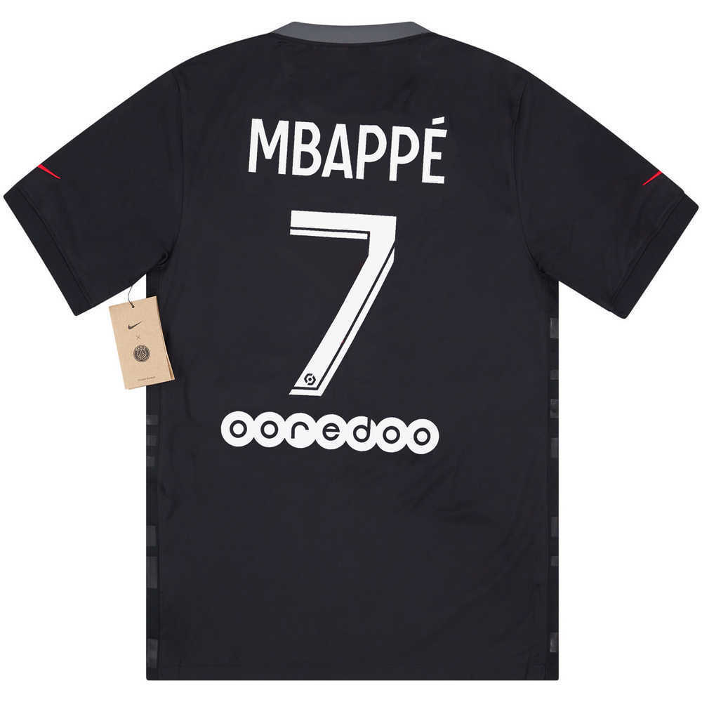2021-22 Paris Saint-Germain Third Shirt Mbappé #7 *w/Tags* S