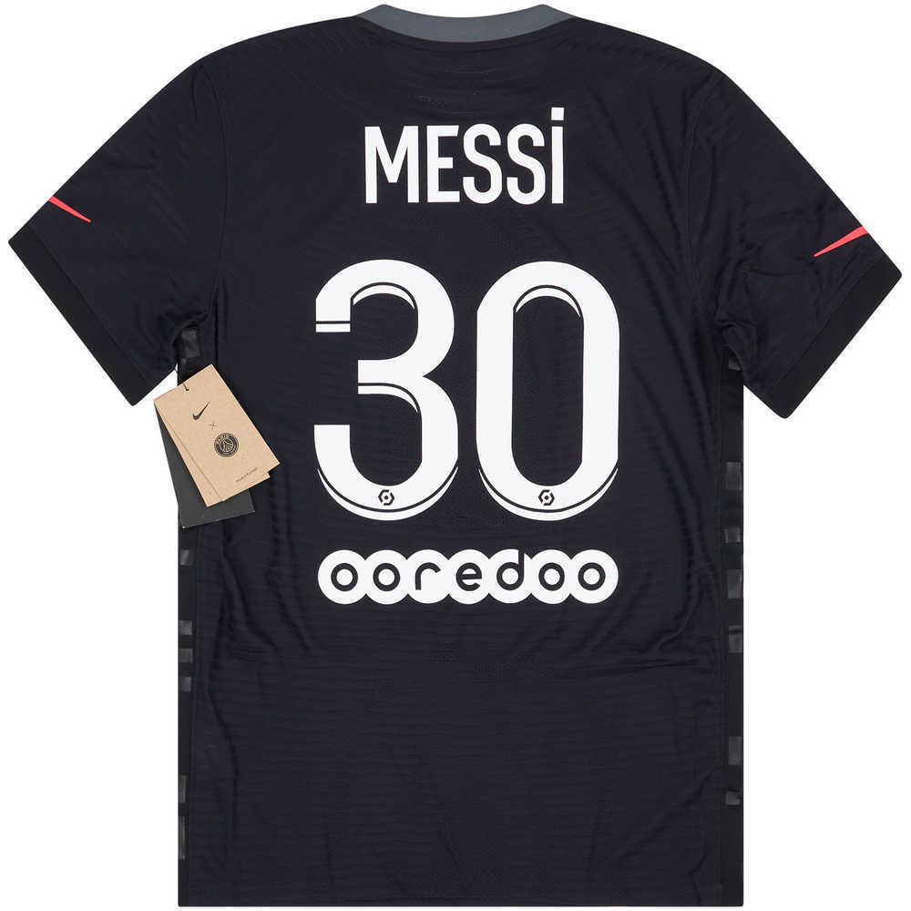 2021-22 Paris Saint-Germain Player Issue Vaporknit Third Shirt Messi #30 *w/Tags* S