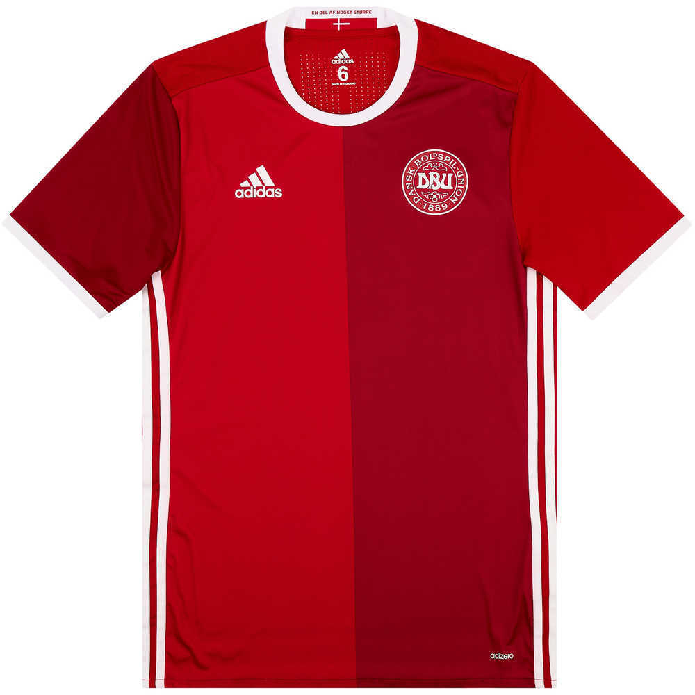 2015-16 Denmark Player Issue Home Shirt (Excellent) M