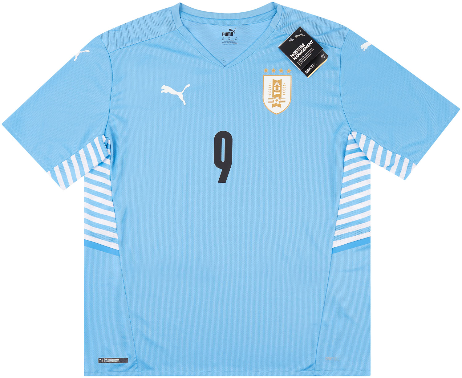 Buy Official 2022-2023 Uruguay Pre-Match Jersey (Blue) (D. GODIN 3)