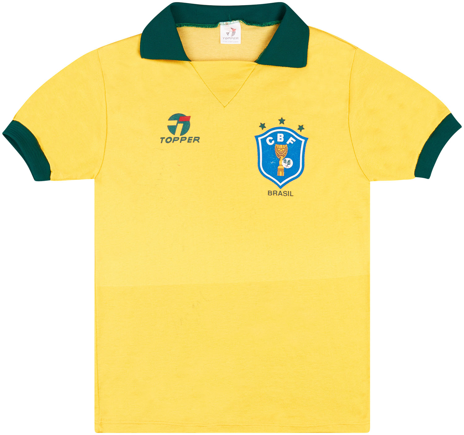1985-88 Brazil Signed Home Shirt