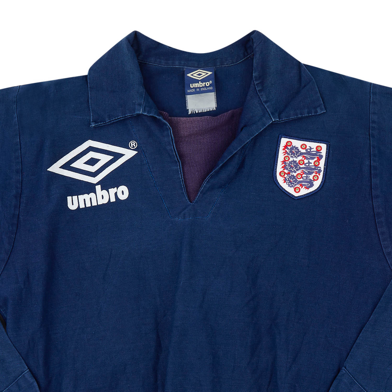 Vintage Umbro 90s Pro Training Football Shirt Retro Sports Top