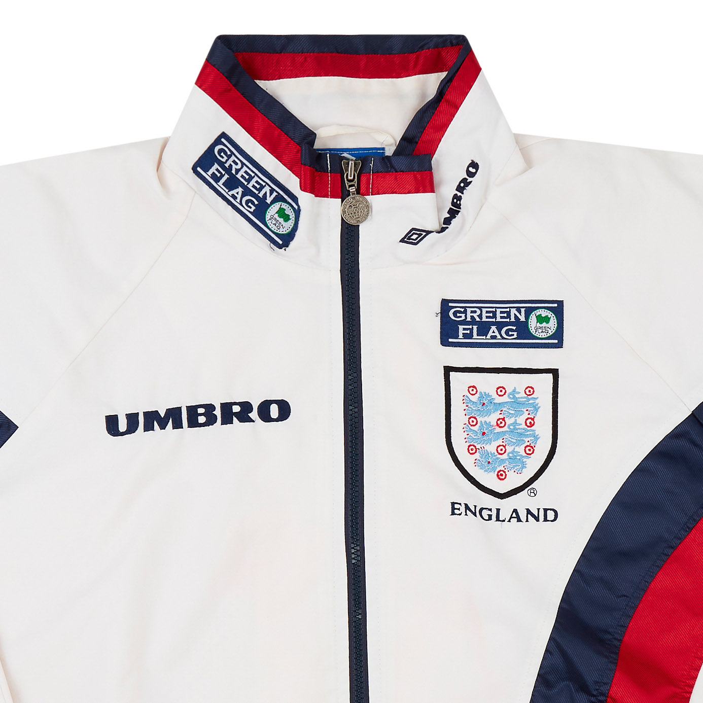 1998-00 England Umbro Track Jacket (Very Good) L
