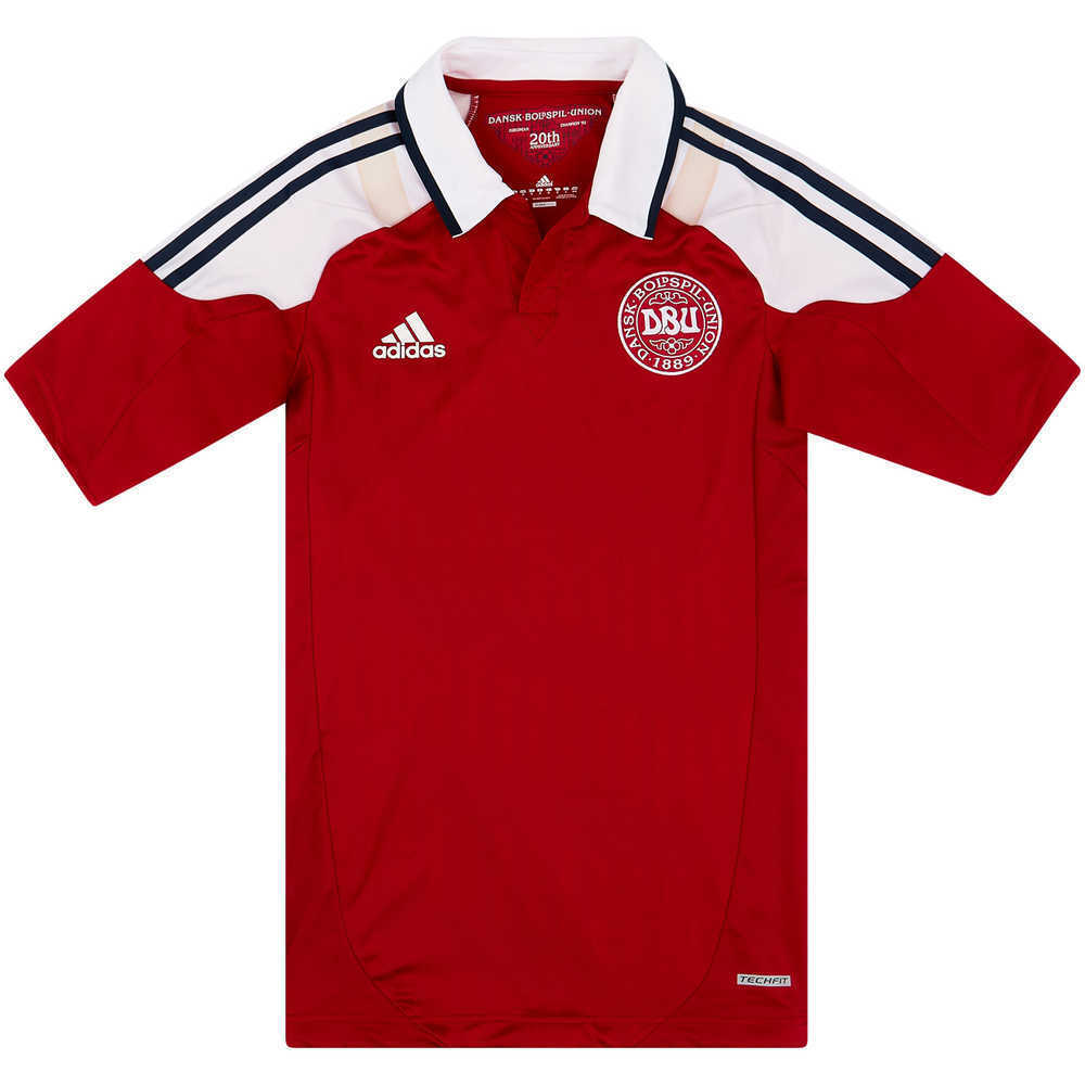 2012-13 Denmark Player Issue TechFit Home Shirt (Excellent) M