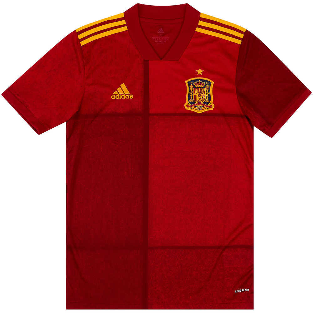 2020-21 Spain Home Shirt *Mint* S