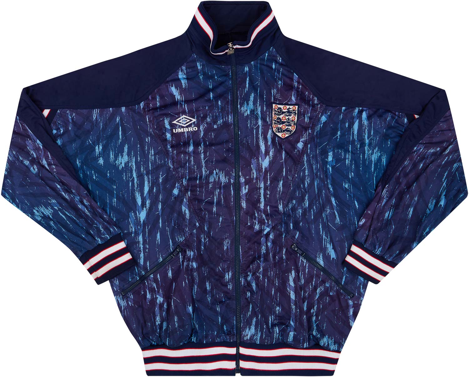 1993-95 England Umbro Track Jacket (Very Good) XXL