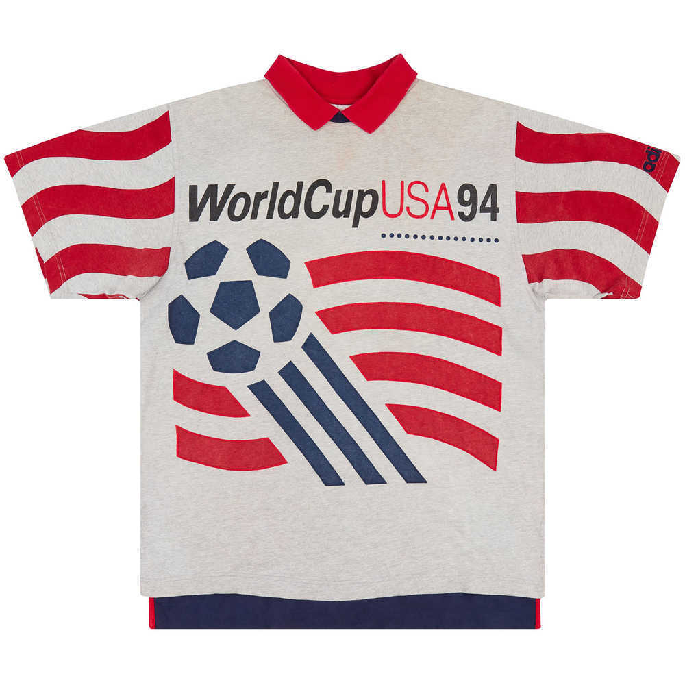 1994 USA Adidas World Cup Polo Shirt (Good) M