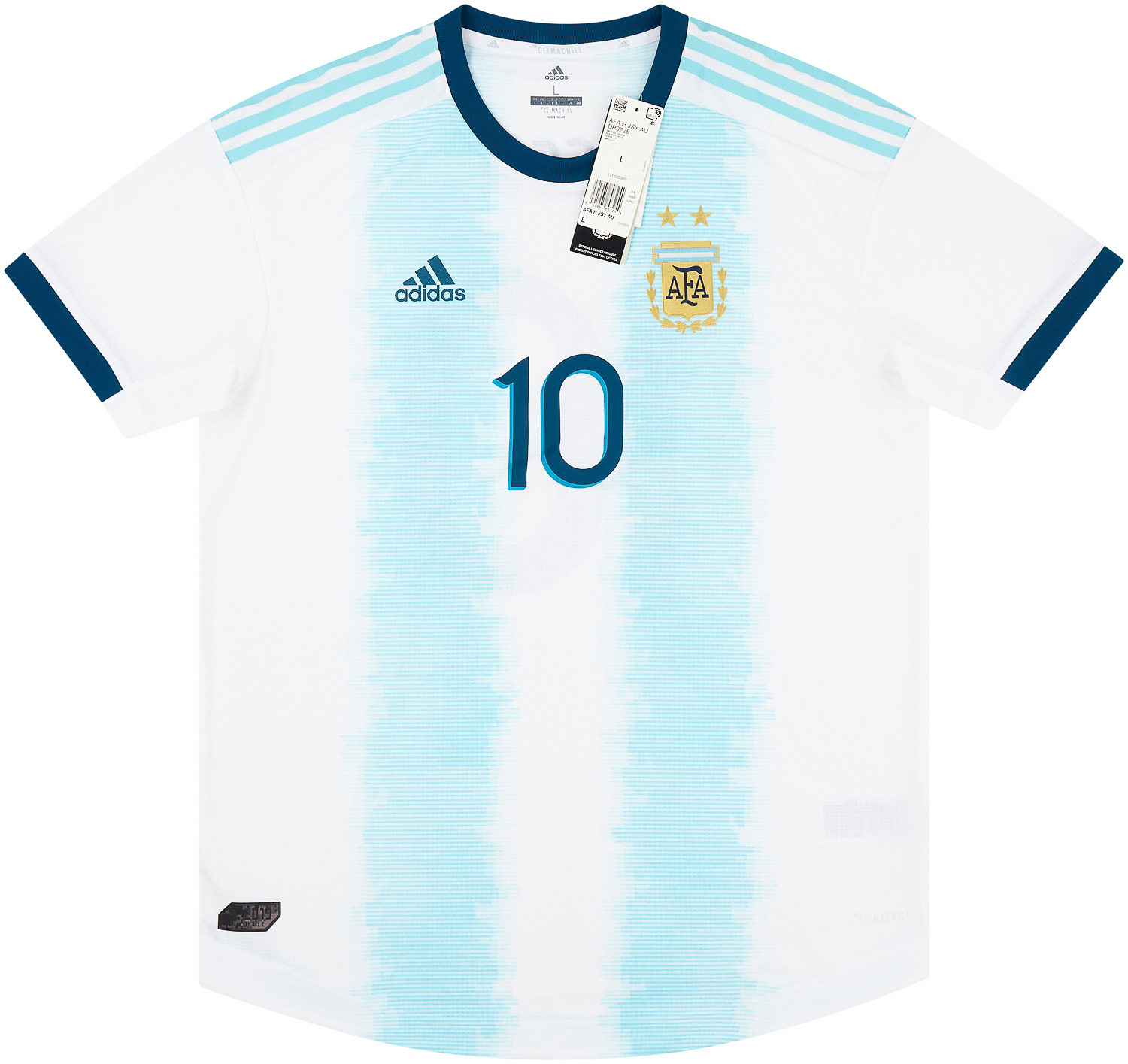 adidas Women's Argentina Home Jersey 2019-20 (M) White : .co