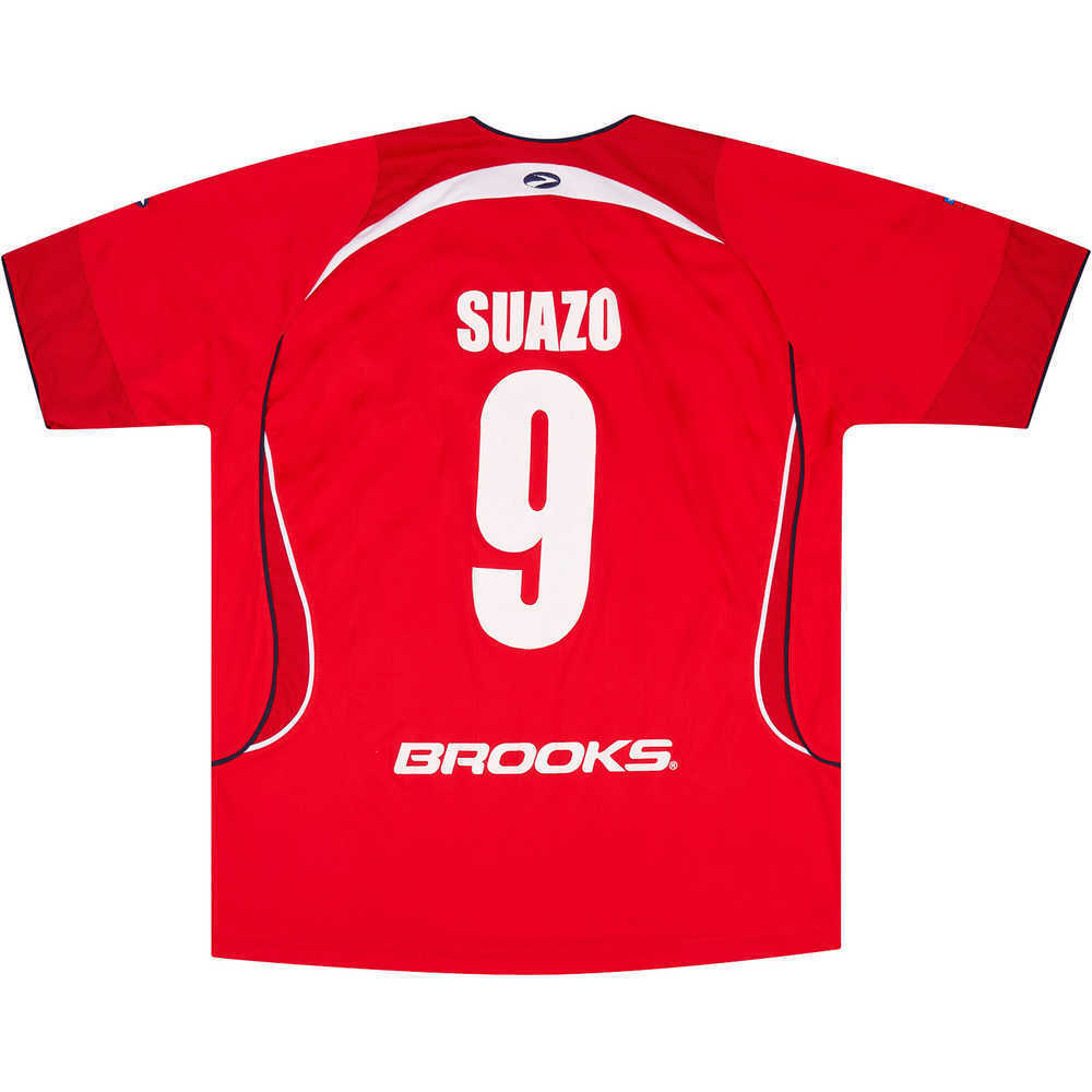 2007-09 Chile Home Shirt Suazo #9 (Very Good) L