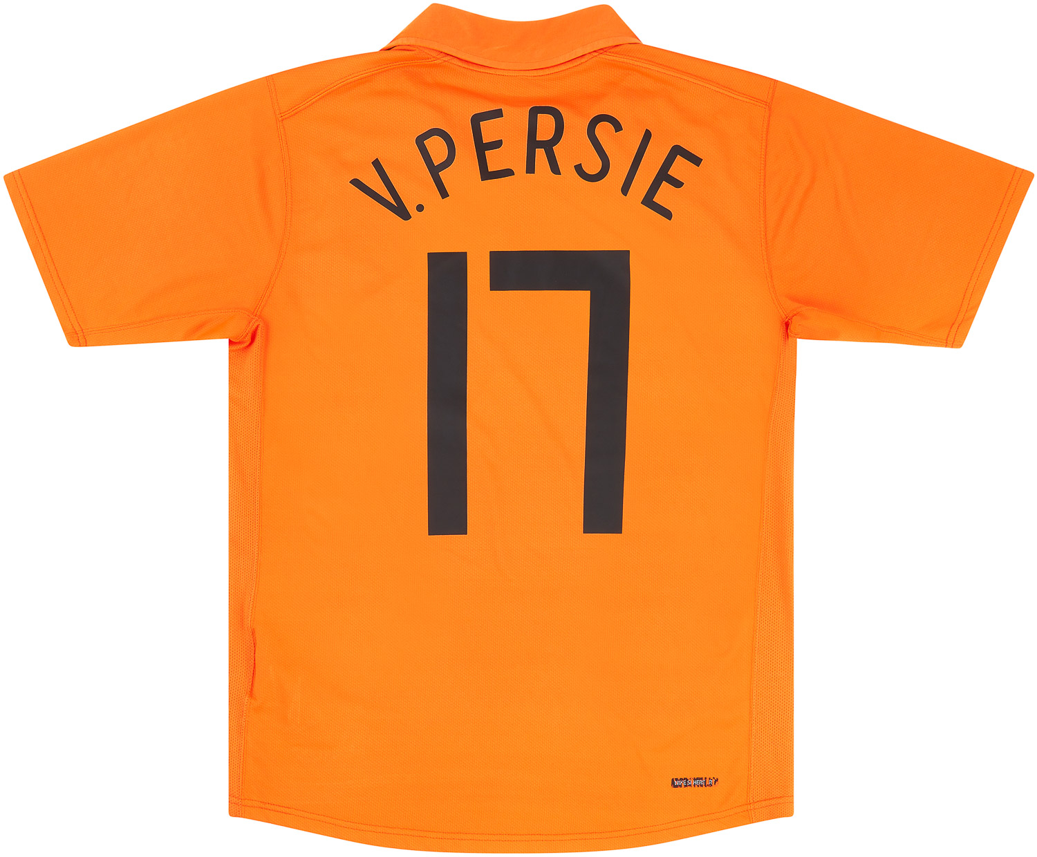 Uitstekend borstel verrader 2006-08 Holland Home Shirt V.Persie #17 (Very Good) M