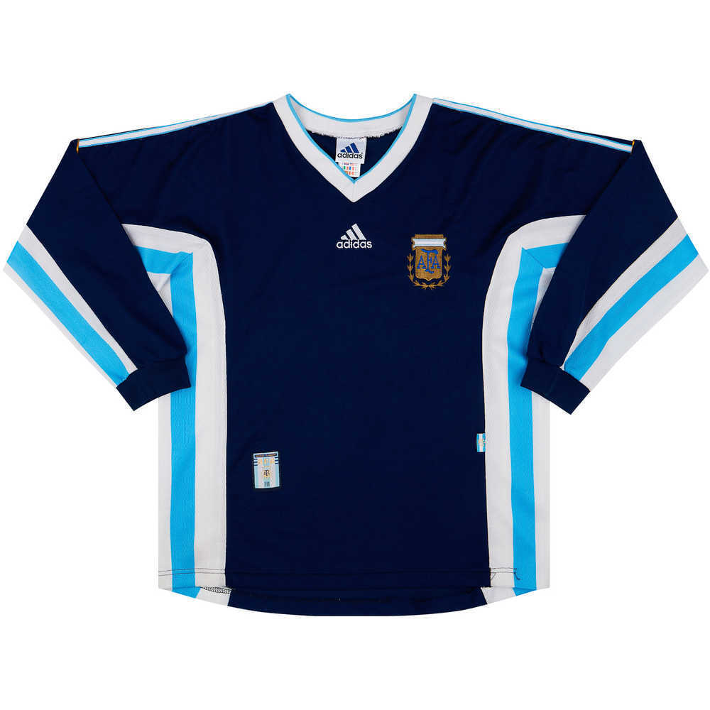 1998-99 Argentina Away L/S Shirt (Good) L