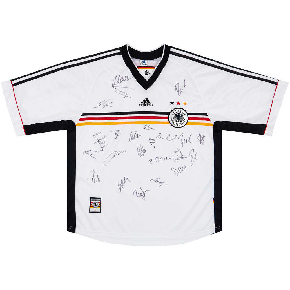 1998-00 Germany Signed Home Shirt (Excellent) XL