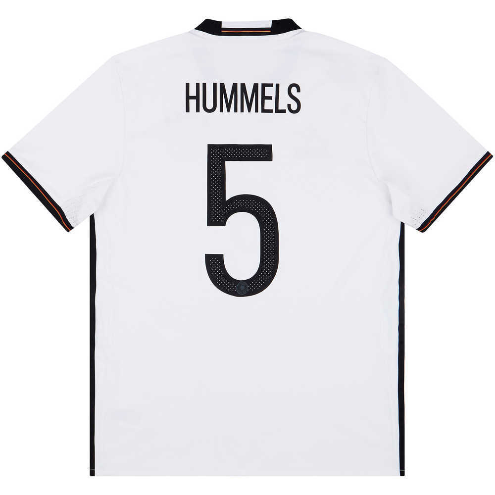 2015-16 Germany Home Shirt Hummels #5 (Very Good) L