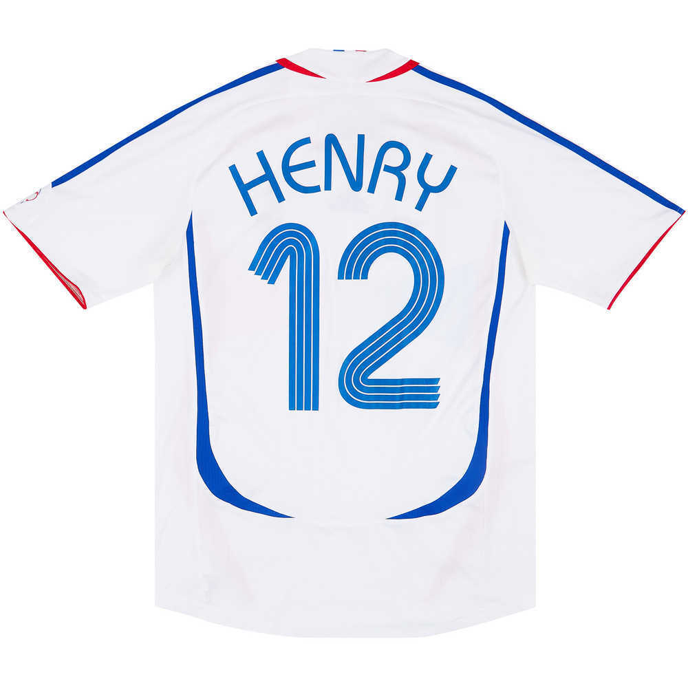2006 France Away Shirt Henry #12 (Excellent) M